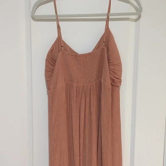 Abercrombie & Fitch Ruched Babydoll Maxi Dress - Picture 3 of 5